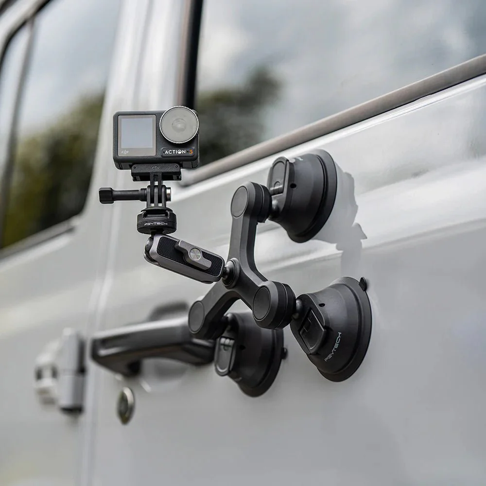 PGYTECH CapLock Three-arm Suction Mount - Image 4